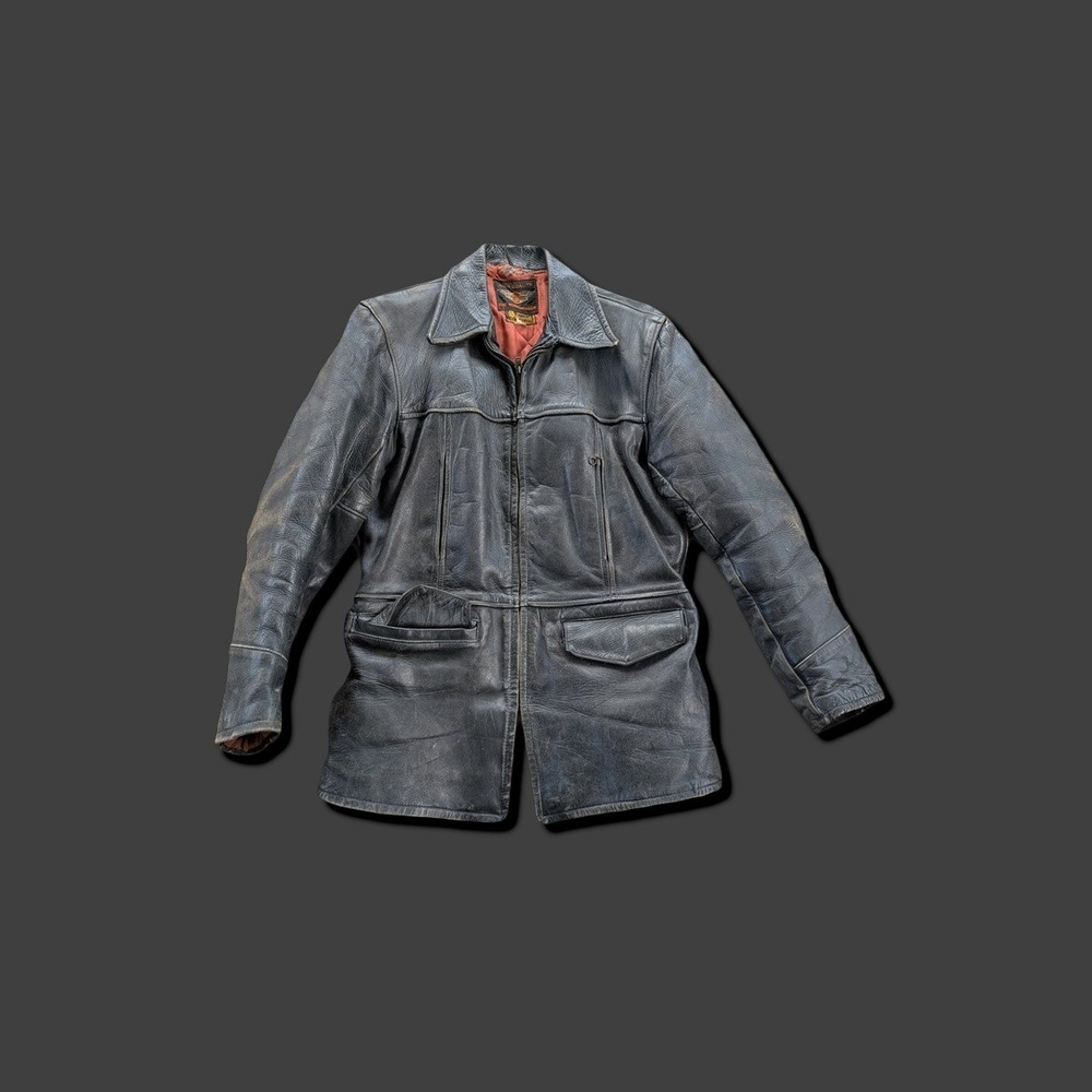 1950s Harley Davidson Townsman Horsehide Leather Jacket Medium 40
